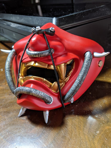 Extreme Kabuki Half Mask RED