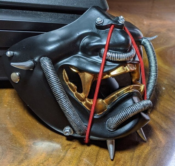 Extreme Kabuki Half Mask Black