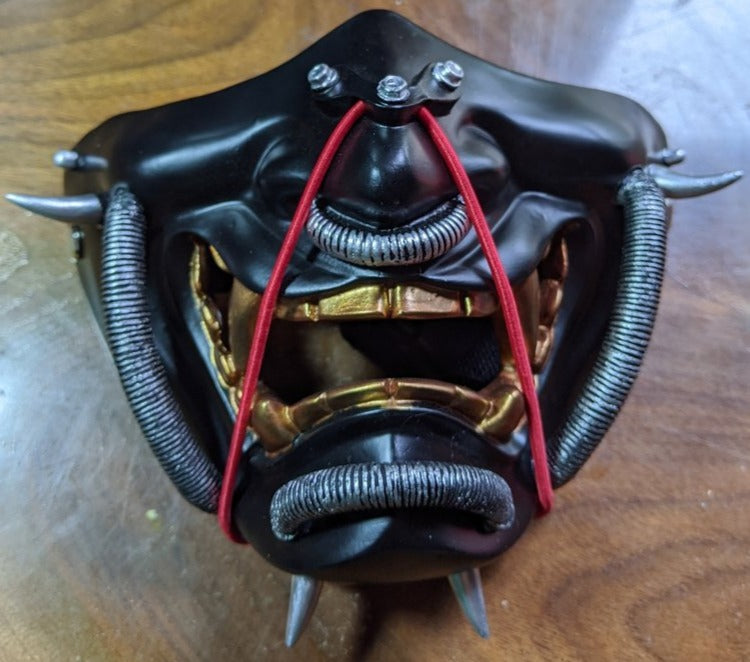 Extreme Kabuki Half Mask Black