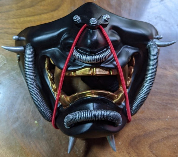 Extreme Kabuki Half Mask Black