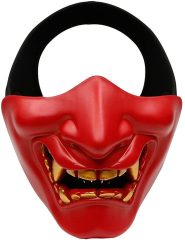 Kabuki Half Mask RED