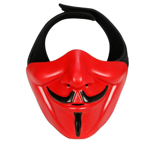 V-Half Mask RED
