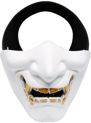 Kabuki Half Mask WHITE