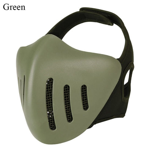 Half-Knight Mask GREEN