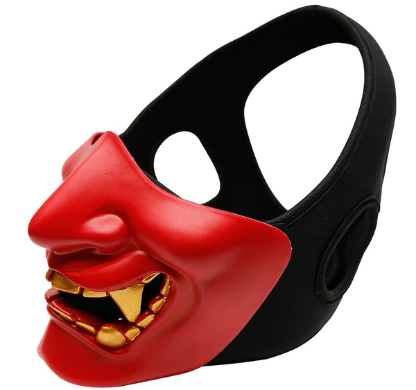 Kabuki Half Mask RED