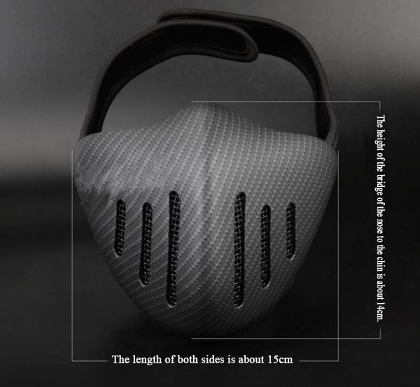 Half-Knight Mask CARBON FIBER