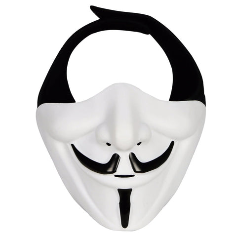 V Mask Half-mask Face mask Parkour Guy faux v for vendetta