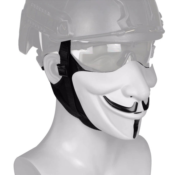 V-Half Mask WHITE