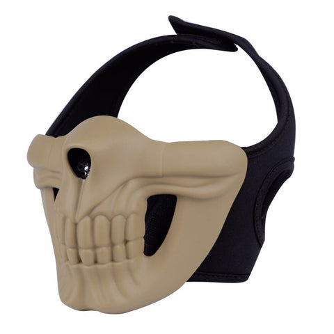 Half-SKULL Mask TAN